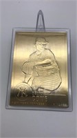 David Cone 22kt Gold Baseball Card Danbury Mint