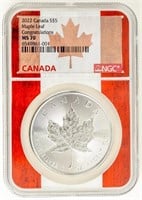 Coin 2022 $5 Canada Maple Leaf-NGC MS70