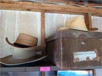 Four men's hats size 7 and 3/8