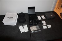 Oticon hearing aid, tips, batteries