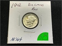 1942 Mercury Dime