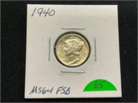 1940 Mercury Dime