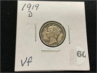 1919D Mercury Dime