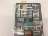 Canada Stamps, 2 sheets