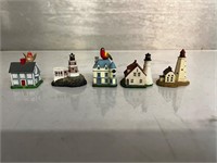 Lighthouse & bird houseThimble Collection LENOX