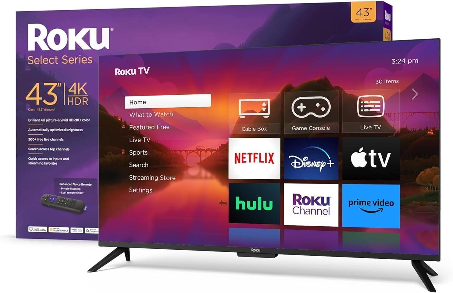 43" Roku Smart 4k HDR TV