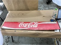 Coca-Cola partial sign metal