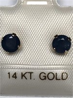 10KT Gold Sapphire (0.72ct) Earrings