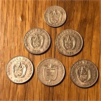 (5) Panama 5 Coins