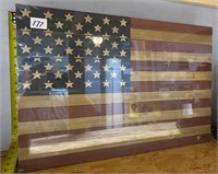 16x24 Wooden American Flag Art