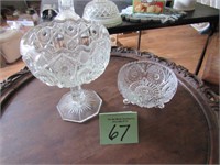 Vintage Lead Crystal Candy Dishes
