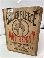 Golden Fleece Motor Spirit Wooden Box