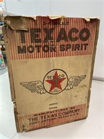 Texaco Motor Spirit Wooden Box