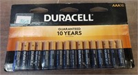 Unopened Package of 16 Duracell "AAA" Batteries
