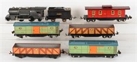 LIONEL 259E LOCOMOTIVE, TENDER & 5 CARS