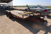 16' Flatbed Trailer with Ramps