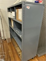 Rolling storage cart . 58” tall 4ft wide . Just