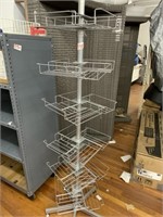 66” tall rotating rack
