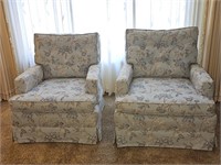 2 Designer Upholstered Chairs