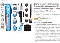 Ceenwes 5 In 1 Mens Grooming Kit Professional Rech