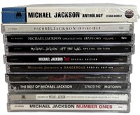 Assorted Michael Jackson CDs
