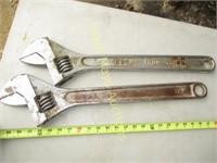 2pc - 24" Adjustable Wrench - "Crescent Wrench"