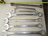Set of 7 Large Size Combination Wrenches - 24"