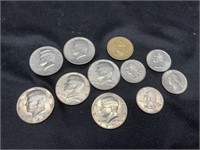 Kennedy Halves, quarter and Dollar Coin group