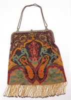 Art Nouveau Ornate Beaded Evening Bag