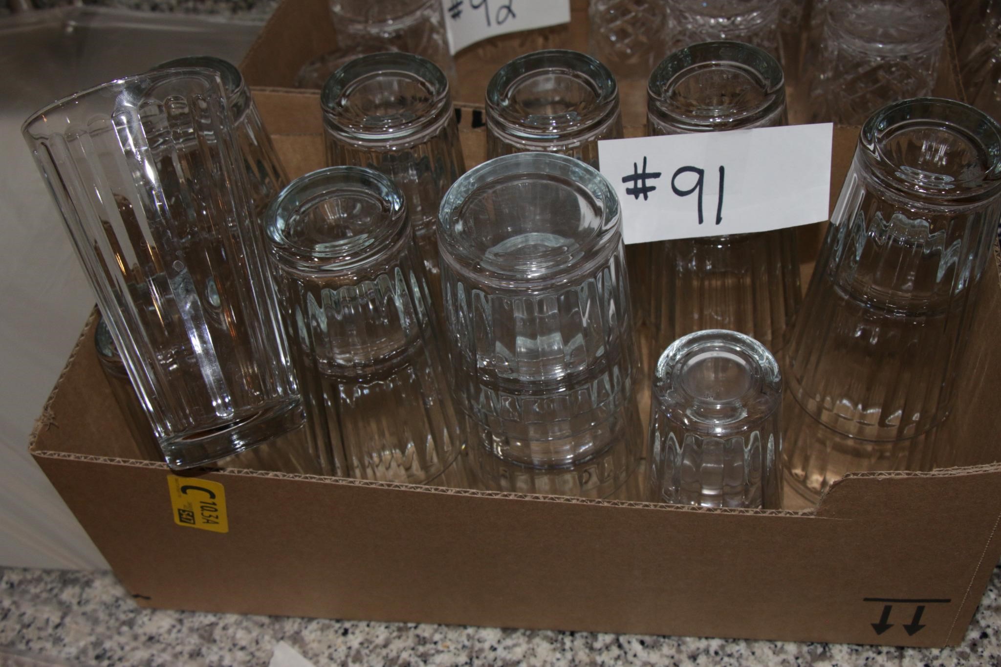 Flat of Drinking Glasses