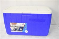 BLUE COLEMAN COOLER - slightly used not abused