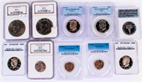 Coin 10 Certified United States Coins PCGS, NGC +