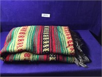 SERAPE HAND DYED AND WOVEN VINTAGE