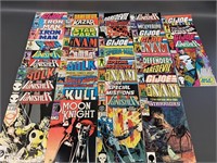 Approx. 40 Marvel comic books - GI Joe, Punisher,