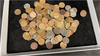 1 pound of 1940's & 50's "Wheat pennies, unsorted