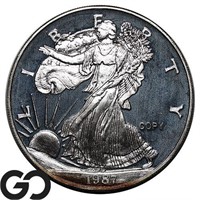 2oz Silver Round, Copy of Silver Eagle, .999 Fine