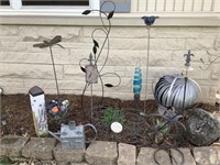 12 - pieces of lawn decor