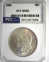 18961$ PCI MS65 BID EARLY LOTS CLOSE EVERY 15 SECS