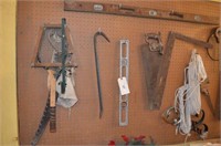 Peg Board of Tools & more