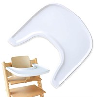 Baby High Chair Tray for Stokke Tripp Trapp  White