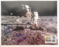 Apollo 11 Crew Signed Lithograph