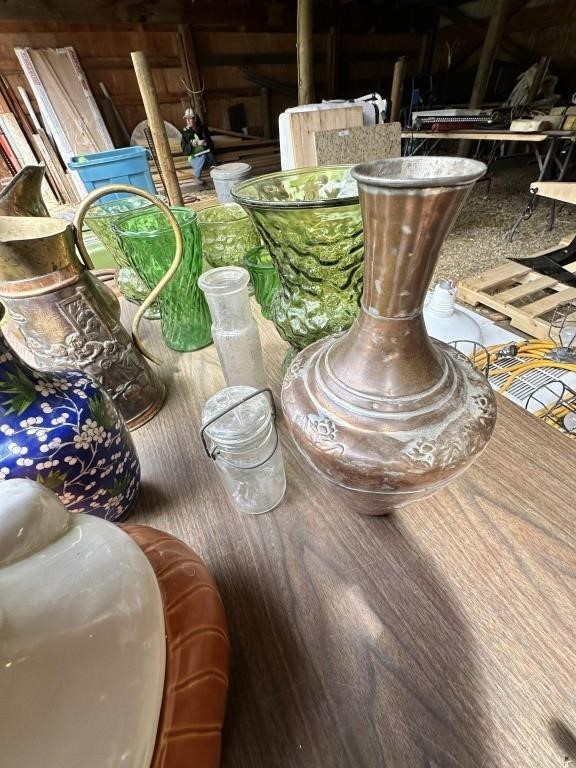 Variety of Antique Vases