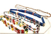Murano Glass Trade Bead Necklaces
