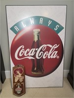 Coca-Cola Bottle Opener Plaque & Signage