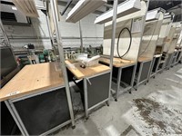 5 Timber Top Work Benches