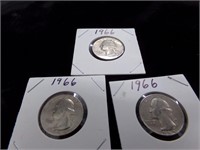 3- 1966 quarters