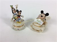 2 Lenox Disney Mickey Treasure Boxes