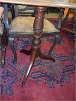 Victorian Mahogany Lamp Table on turned Column