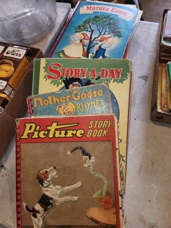 Vintage Children's Books Mother Goose & more