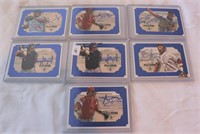 Lot of 7 signed sports cards